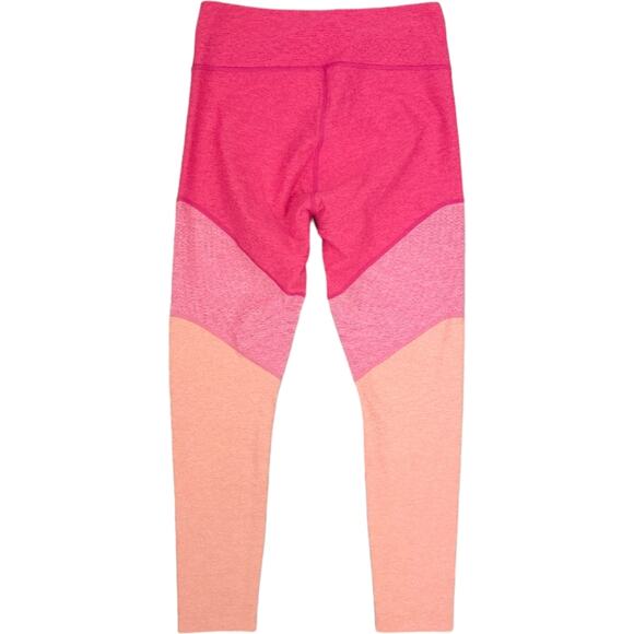 Outdoor Voices Paneled Pink Flamingo Rose Colorblock Leggings - Picture 8 of 11